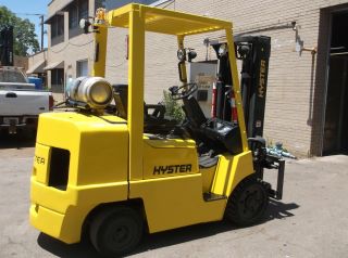 2005 Hyster 8000 Lb Forklift Side Shift,  Cushion Tires,  2 Stage Mast photo