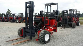 2004 Moffett M5500 Truck Mounted Piggback Forklift Princeton Palfinger Navigator photo