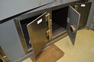Two Walls Of Vault Safes photo