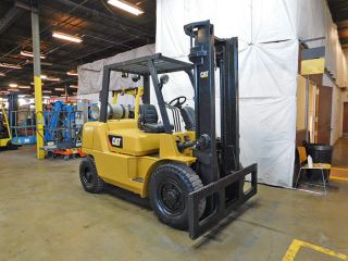 2004 Caterpillar Gp40k 8000lb Pneumatic Forklift Lpg Lift Truck Hi Lo 99/147 photo