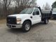 2010 Ford F350 Srw Flat Bed Fold Down Sides 36k Miles Lift Gate+ Cruise +trailer Hitch Utility & Service Trucks photo 3