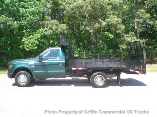 2008 Ford F350 Long Landscape Ramp Truck Winch Just 26k Miles One Owner photo