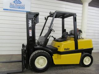 Yale Glp100,  10,  000 Pneumatic Tire Forklift,  Lp Gas,  3 Stage,  S/s, photo