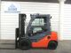 Toyota 8fdu25 5,  000 Forklift,  Pneumatic,  Triple Mast,  Sideshift,  Ds Rated Forklifts photo 1
