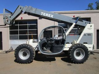 Terex Th844c,  High Reach Telehandler,  Telescopic Forklift,  8,  000 Lbs,  44 Ft,  4x4 photo