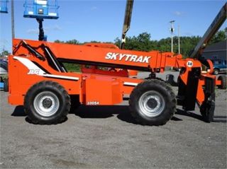 2007 Skytrak 10054 10000 Lb Diesel Telescopic Forklift Telehandler Pneumatic 4wd photo