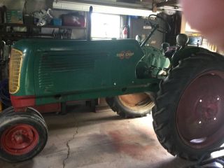 Oliver 60 Tractor With Cultivators,  Plows,  Sickle Mower,  Wheel Weights photo