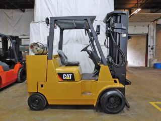 2011 Cat Caterpillar Gc55k - Str 12000lb Pneumatic Forklift Lpg Lift Truck Hi Lo photo