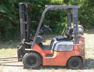2006 Toyota 3000 Lb Air Pneumatic Tire Forklift 3 Stage Lp Sideshifter 7fgu15 photo