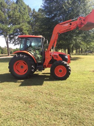 2014 Kubota M9960 Cab Tractor With Loader,  4x4,  990 Hours photo