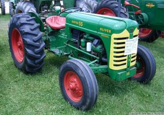 Vintage Diesel Oliver Farm Tractor 55 Classic Survivor photo