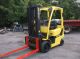 2009 Hyster 5000 Lb Forklift With Side Shift And Triple Mast Cushion Tires Forklifts photo 1