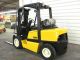 Yale 9,  000 Pneumatic Tire Forklift,  Lp Gas,  3 Stage,  H90xm H80xm Glp090 Glp080 Forklifts photo 2