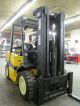 Yale 9,  000 Pneumatic Tire Forklift,  Lp Gas,  3 Stage,  H90xm H80xm Glp090 Glp080 Forklifts photo 4