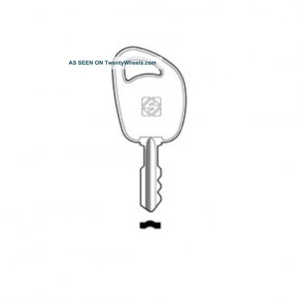 Silca FA1 Precut Keyswitch Key For FIAT Bosch Tractors – New, Free Post In Aust