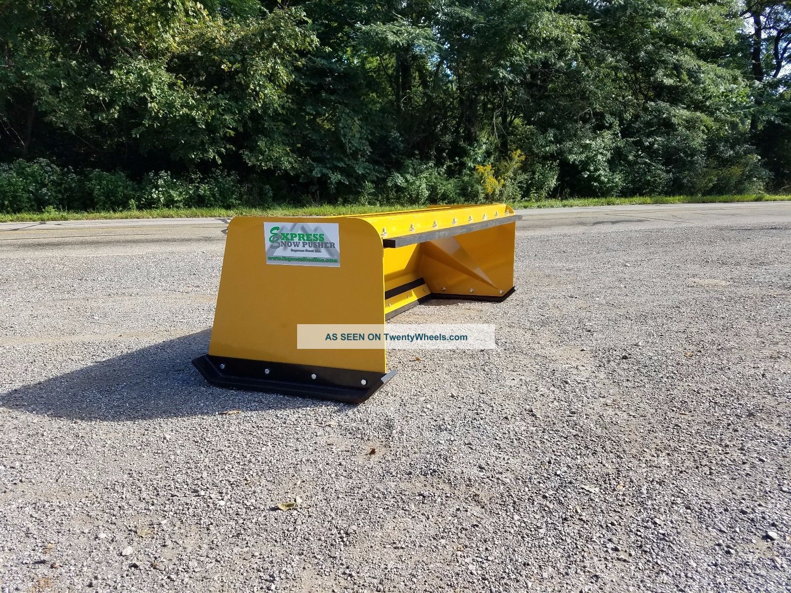 8 ' Low Pro Pullback Snow Pusher Skid Steer Bobcat Case Caterpillar