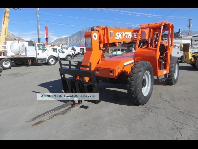 Telescopic Forklift 2005 Skytrak 6036 6,  000 Lb 36 ' Reach 4x4x4 Telehandler Forklifts photo