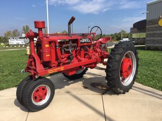 Antique 1938 Ih Farmall F - 20 Mccormick Deering Unstyled Tractor Runs Parade Show photo