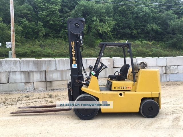 Hyster S155xl 15500 Capacity Forklift Lift Truck High Reach Forklifts photo