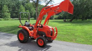 2015 Kubota L3301 4x4 Compact Tractor W/ Loader 33hp Diesel Hydro 225 Hours photo
