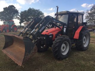 Same Explorer Ii 90 Top Cab Tractor 4x4 With Loader,  Cold Ac photo