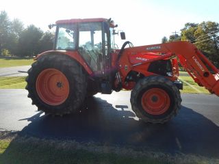 1 Owner Kubota M135x Cab +loader+ 4x4 With 1,  850 Hours+ Radial Rubber+ photo
