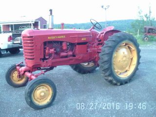 Massey Harris 444 Farm Tractor photo