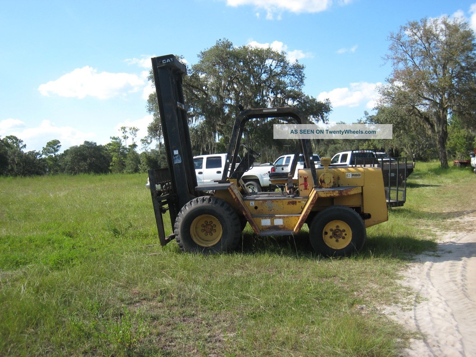 Caterpillar R80 All Terrain Forklift,  Diesel Engine,  8000 Lb.  Capacity,  Shuttle Forklifts photo