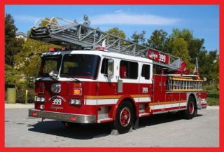 1983 Seagrave Rear Mount Ladder Truck photo