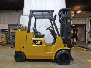 2008 Cat Caterpillar Gc55ks 12000lb Cushion Forklift Lpg Lift Truck Hi Lo photo