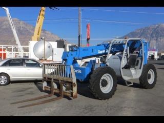 Telescopic Forklift 2006 Genie Gth - 636 6,  000 Lb 36 ' 4x4x4 Diesel Telehandler photo