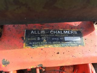 Allis Chalmers Tractor B - 10 photo