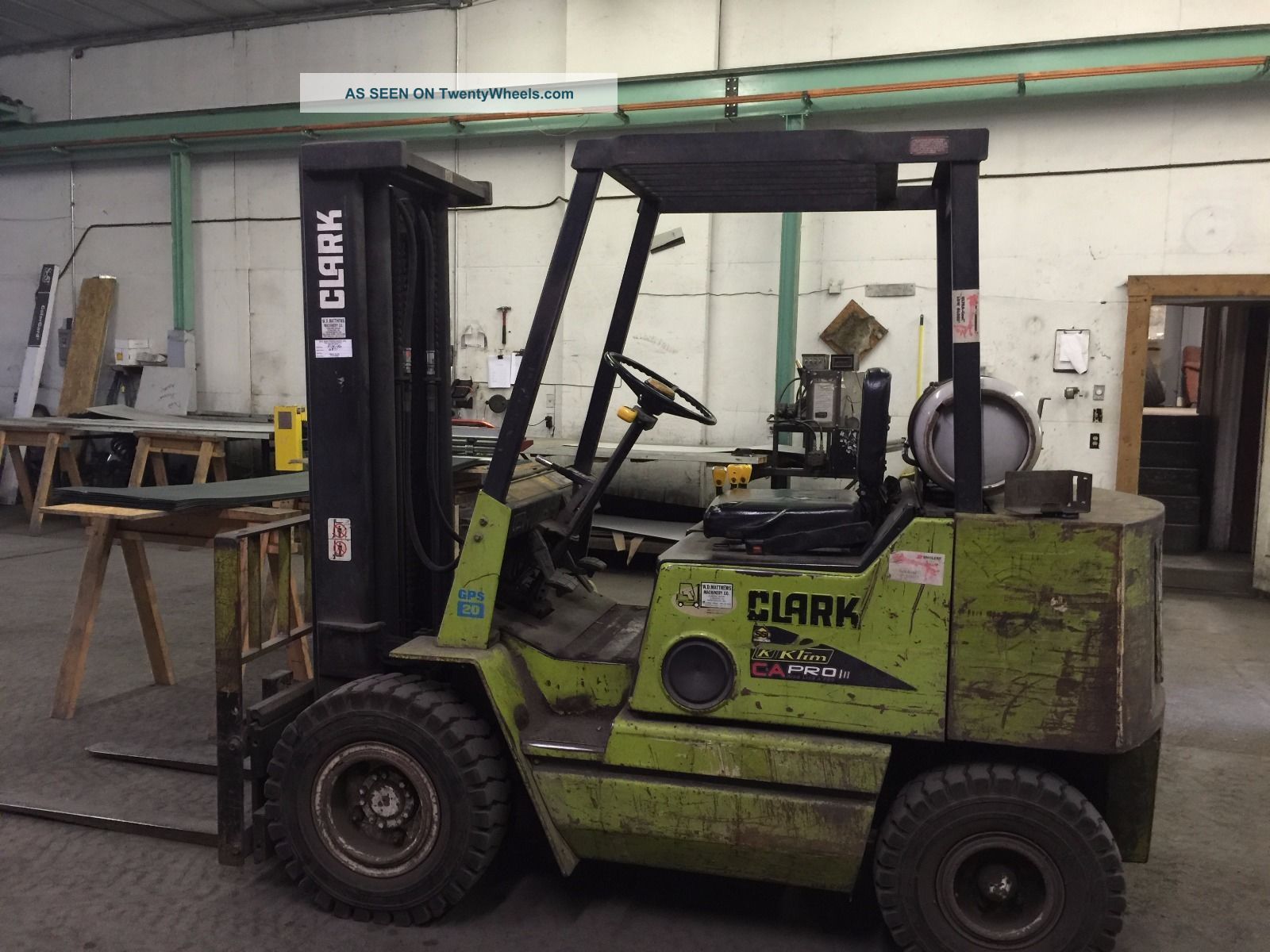 Clark Gps 20 5000lb Propane Forklift Forklifts photo