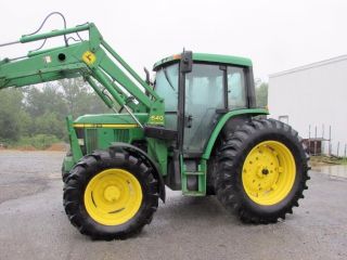 John Deere 6310 Diesel Tractor 4 X 4 With Cab & Loader photo