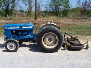 1969 Ford 2000 Tractor With Nortrac 6 Ft.  Finish Mower photo