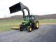 2001 John Deere 6310 Farm Tractor With Loader Alamo Side Arm Mower Cab Heat Air Tractors photo 1