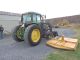 2001 John Deere 6310 Farm Tractor With Loader Alamo Side Arm Mower Cab Heat Air Tractors photo 3