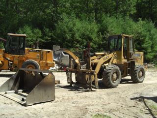 1988 Cat Caterpillar 926e Loader With Forks - Log Grapple And Bucket photo