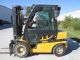 2011 Yale Gdp060.  6000 Lb Capacity Diesel Forklift.  181 Inch Lift.  3 Stage Mast Forklifts photo 2