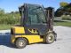 2011 Yale Gdp060.  6000 Lb Capacity Diesel Forklift.  181 Inch Lift.  3 Stage Mast Forklifts photo 5