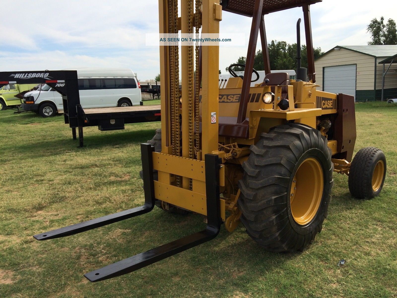 Case Forklift Rough Terrain Diesel 21 ' Lift