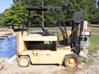 Hyster 100 Electric Forklift E100xl 10000/10,  000 Lbs.  48v (no Battery) Good photo