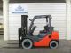2011 Toyota 8fgu25 5,  000 Forklift,  Solid Pneumatics,  Triple Mast,  Sideshift Forklifts photo 1