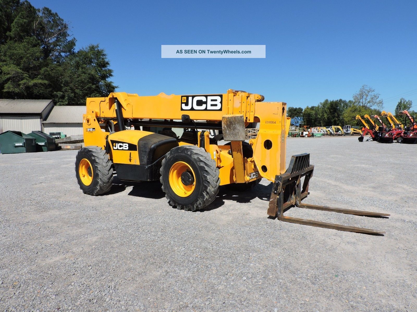 2012 Jcb 512 56 Telescopic Forklift Loader Lift Tractor Lull