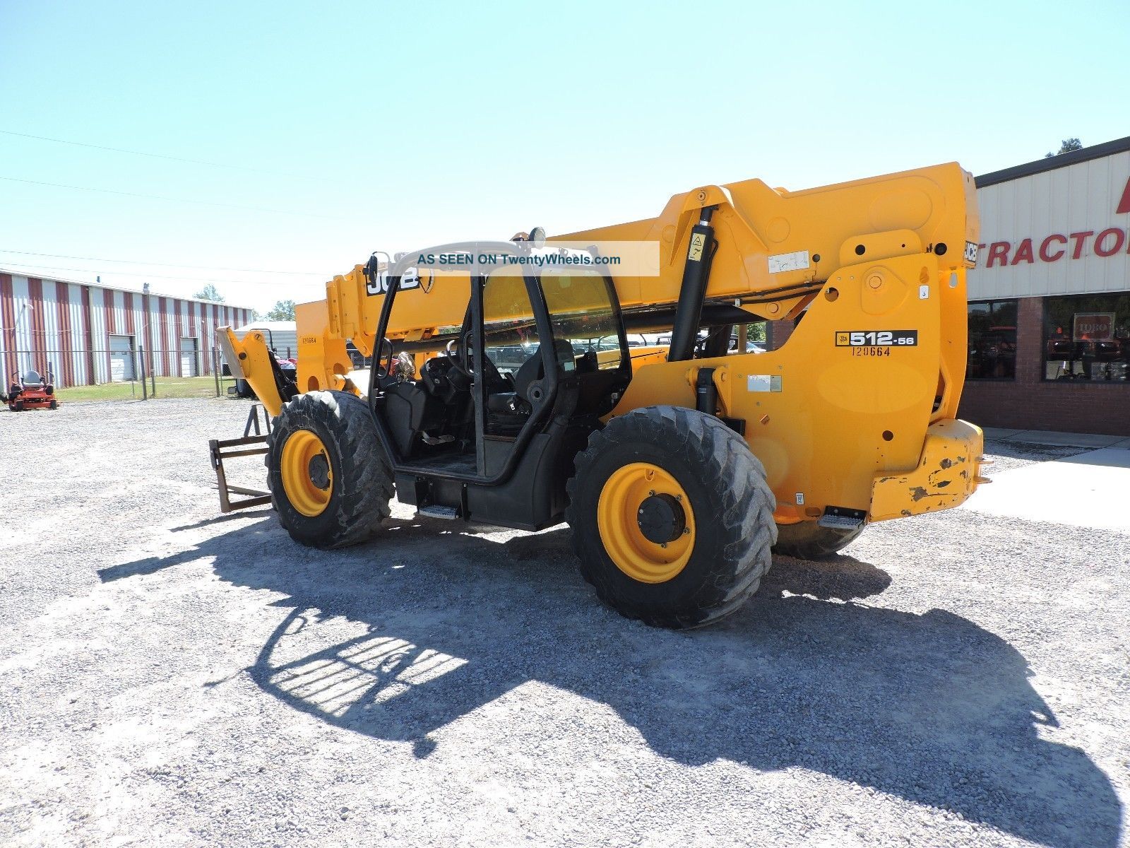 2012 Jcb 512 56 Telescopic Forklift Loader Lift Tractor Lull