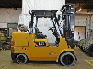 2012 Cat Caterpillar Gc55kspr 12000lb Sooth Non Marking Forklift Lpg Lift Truck photo