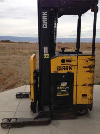 Clark Narrow Aisle Electric Reach Forklift Npr 20 photo