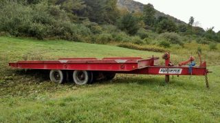 Reduced Trailer,  28ft Oal,  22ft X 8ft Bed,  Rogers,  1989,  36,  000lbs Capacity photo
