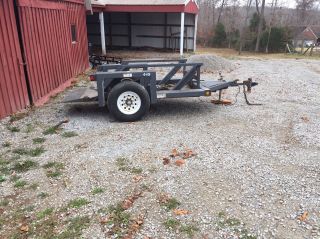 2004 Jlg 449 Drop Deck Trailer photo