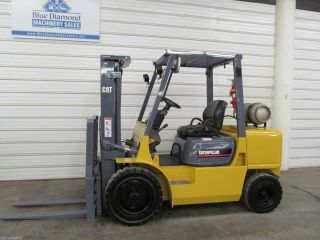 Cat Gp30k 6,  000 Forklift,  Pneumatic,  Lp Gas,  Freelift,  Sideshift,  Runs Good photo